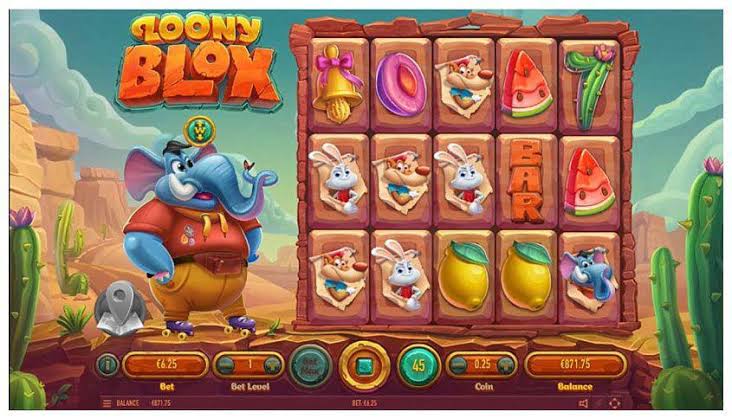 Bertemakan Kartun Permainan Slot Loony Blox Habanero